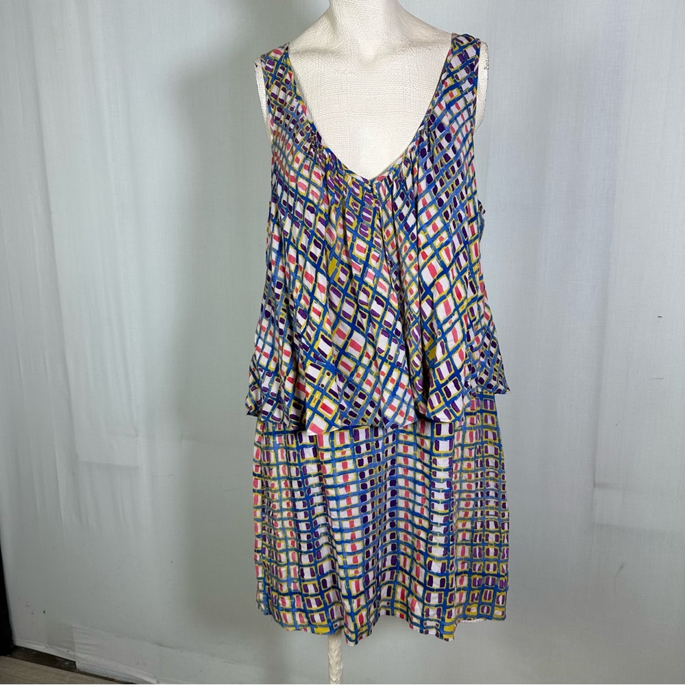 Tracy Reese Multicolor Geometric Dress